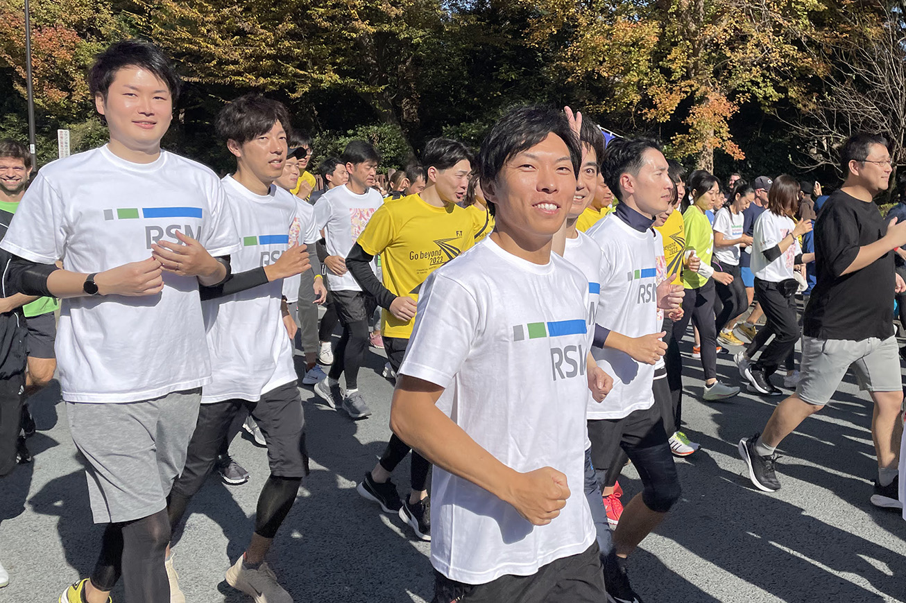 CEO w/ RSM Shiodome Team Running