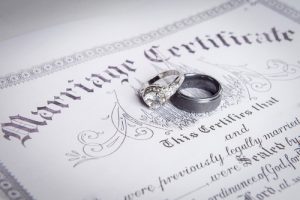 Wedding Bands On A Marriage License